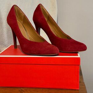 Coach Red Suede Heels